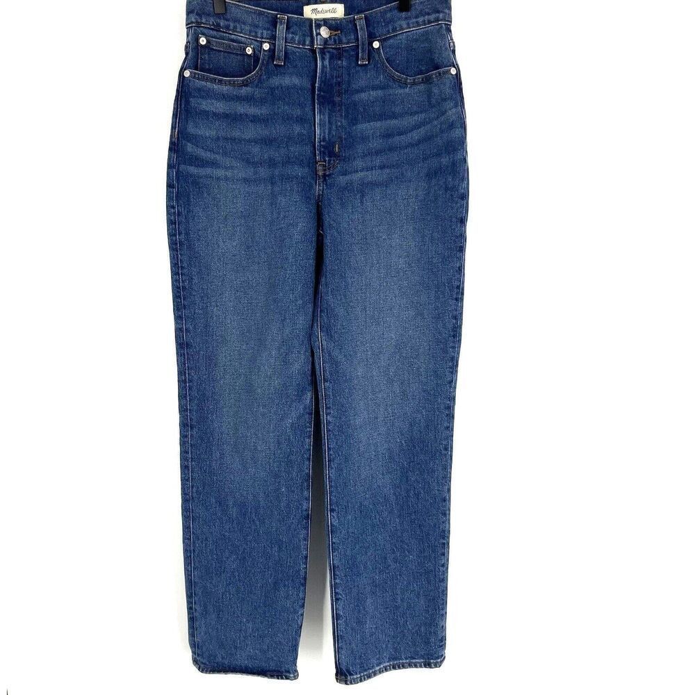 Madewell Jeans Size 29 Womens Blue The Perfect Vintage Straight High Rise Denim
